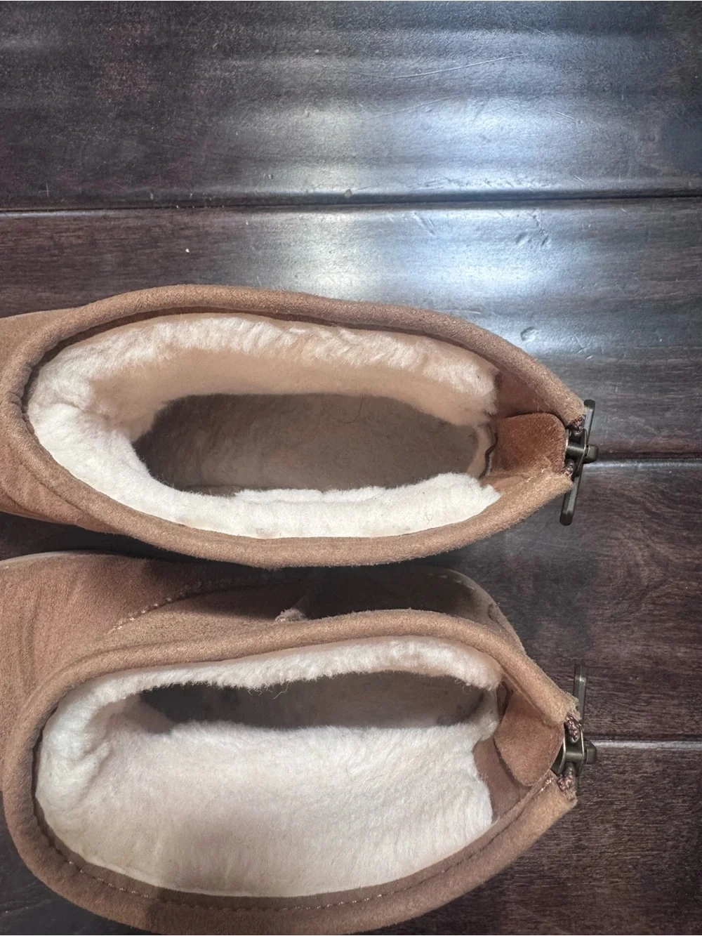 UGG Classic Short Shearling Lined Suede Boot - Chestnut